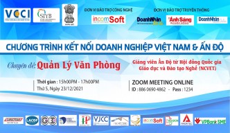 CHƯƠNG TRÌNH KẾT NỐI DOANH NGHIỆP VIỆT NAM & ẤN ĐỘ